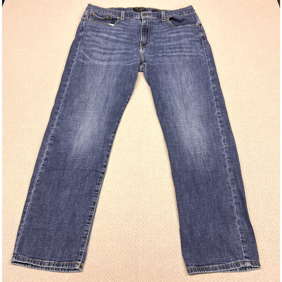 Lucky Brand Jeans Mens 36x32 Blue Denim 410 Athletic Slim Stretch Casual - Picture 1 of 11
